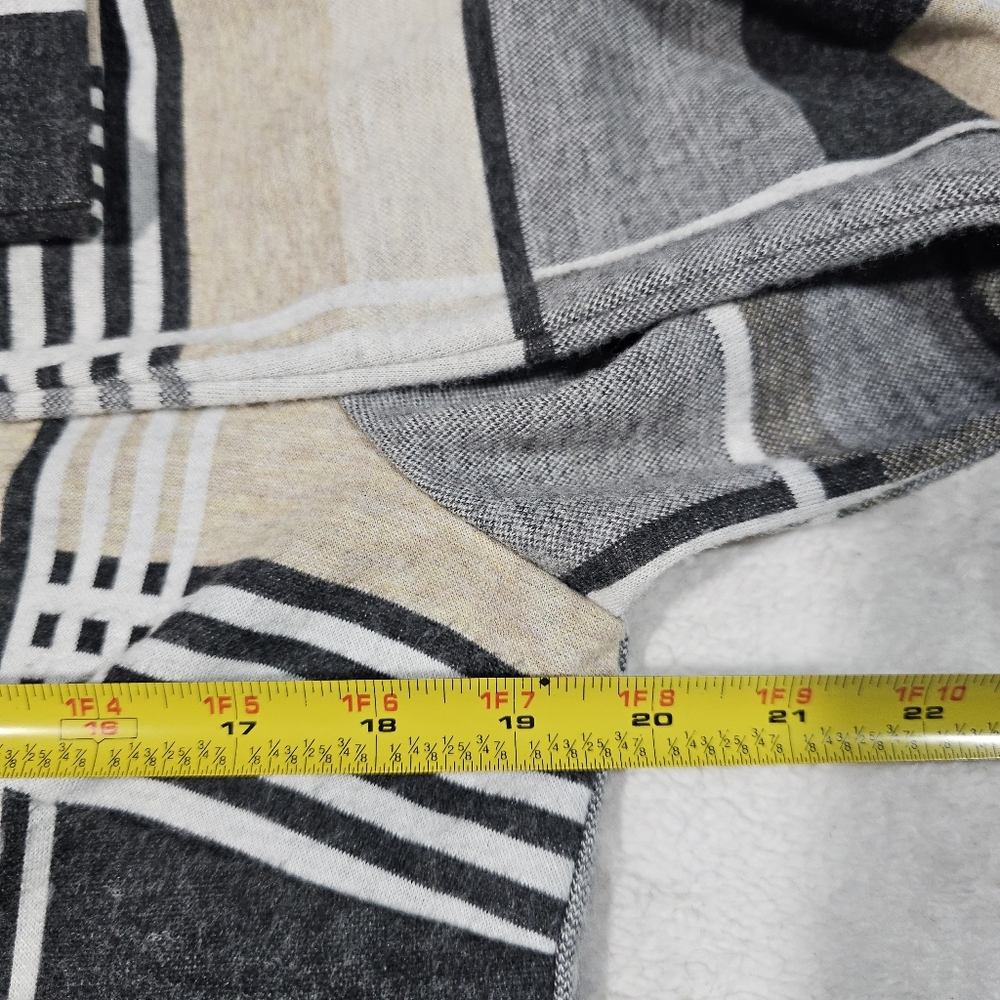 Frank Lyman  - Knit Throwover -Beige/Grey Size 12 - Picture 12 of 13